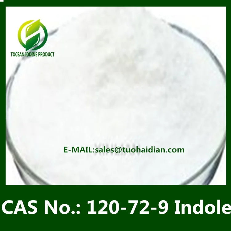 
High purity of Benzopyrrole/1H-Indole/Indole/1-benzazole cas no 120-72-9 Benzopyrrole/1H-Indole/Indole/1-benzazole cas no 120-72-9