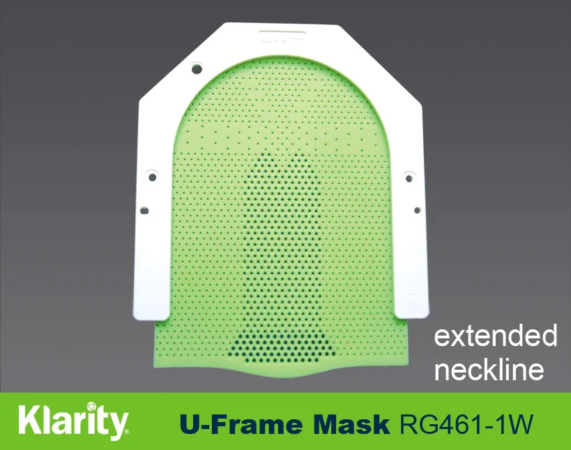 
Klarity Green IMRT U-Frame Mask with extended neckline 3.2mm 