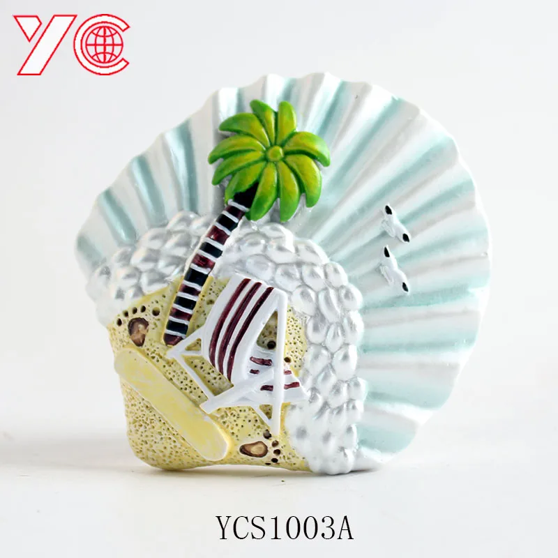 
YCS16807A Tenerife words sun tree and parrot spain customised fridge magnet polyresin souvenir 