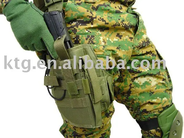 Green nylon army shotgun holster
