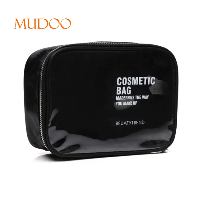 WHOLESALE PU WOMEN LARGE CAPACITY WATERPROOF ZIPPER STORAGE BAG COSMETIC BAG MAKEUP BAG HANDBAG