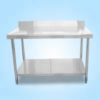 
China factory hotel restaurant commercial kitchenware patent board Stainless Steel Work Tables with Three Drawers 