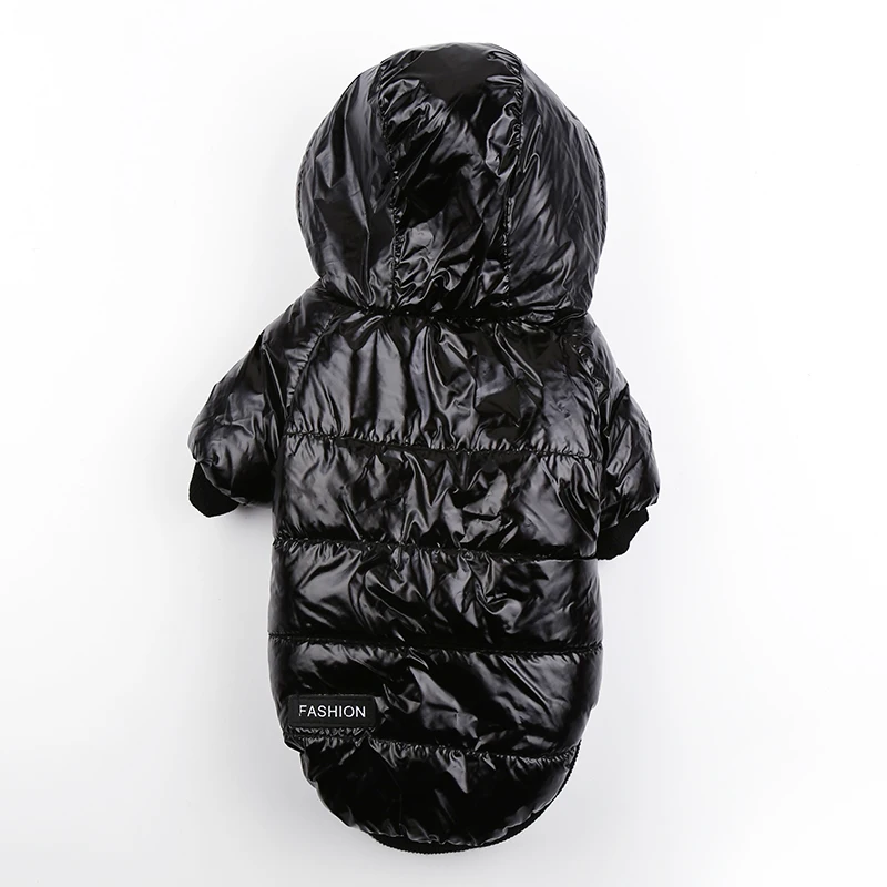 Suite Outwear waterproof warm fleece soft pet coat clothes keep warm dog black hoodie