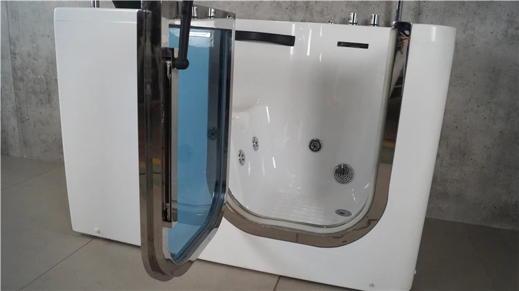 CUPC White Wheelchair Accessible Bathtub acrylic handicapped bathtub saft step in tub