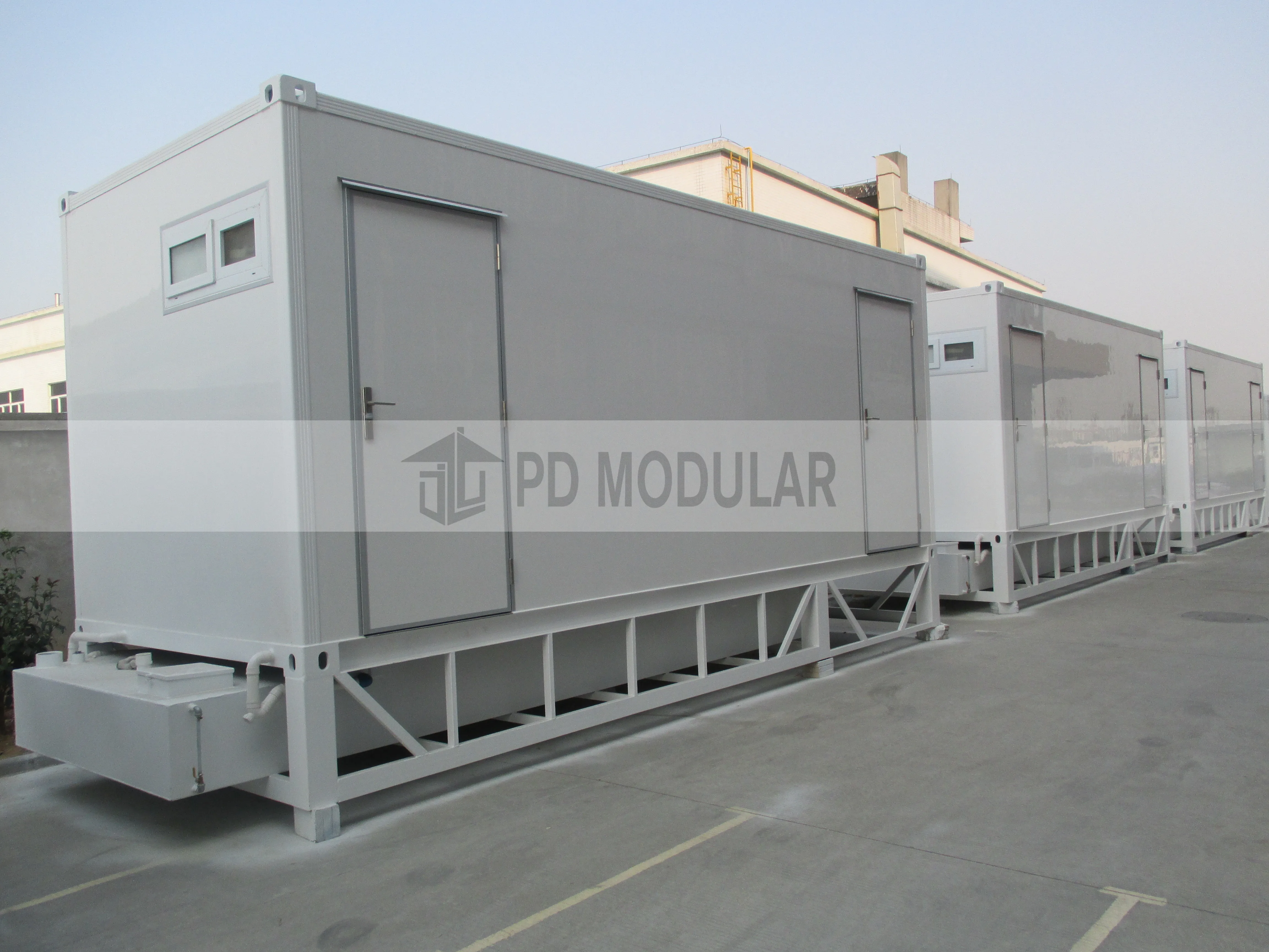 Mini storage public WC outdoor mobile portable prefabricated toilets