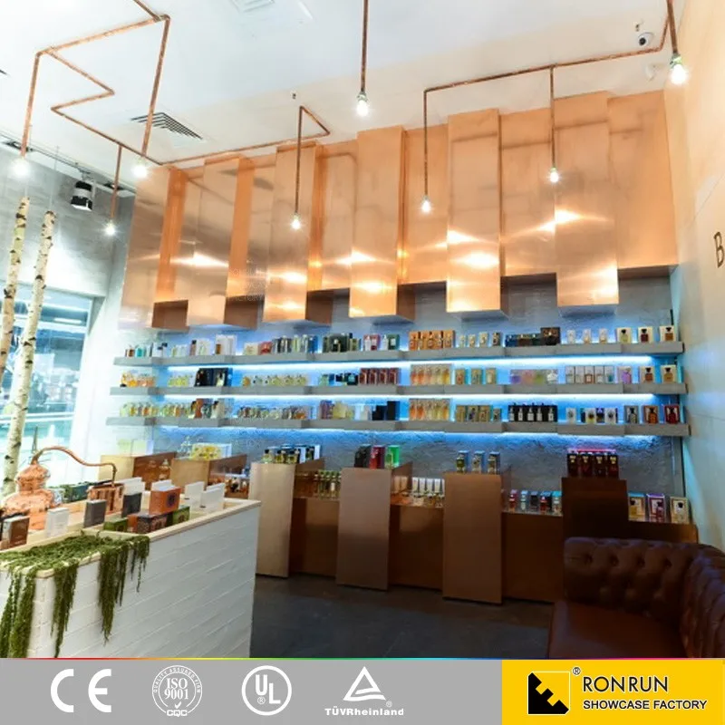 Индивидуальный деревянный дизайн салона косметики для продажи