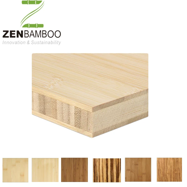 12mm Thick Vertical Ceramel Bamboo Plywood For Kitchen Counter