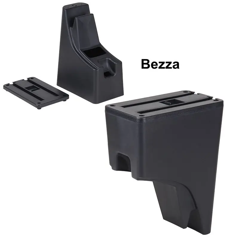 For Perodua Bezza New design 7 USB/LED leather Armrest console box interior Armrest Storage car-styling accessories parts