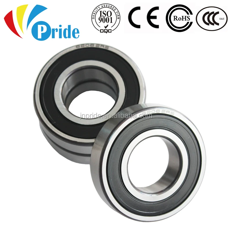 Original Japan Brand Deep Groove Ball Bearing 206 6206 ZZ RS 2RS 2Z 6206-RS 2RS 6206RS 6206-2RS Size 30*62*16 for Water Pump