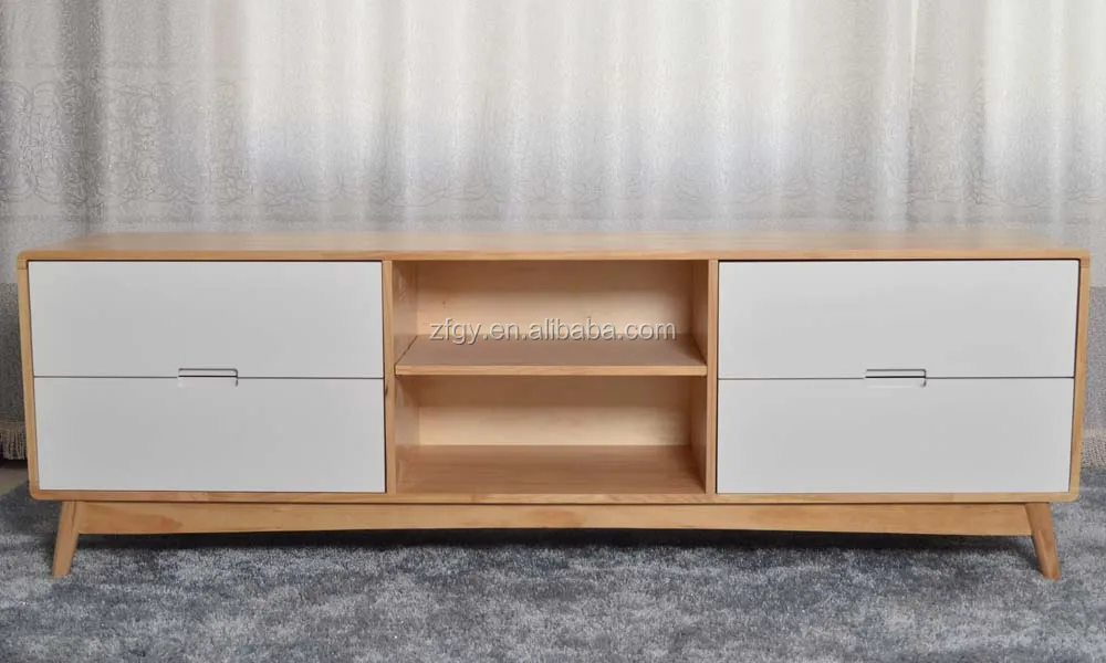 
Wooden furniture wall units in living room 