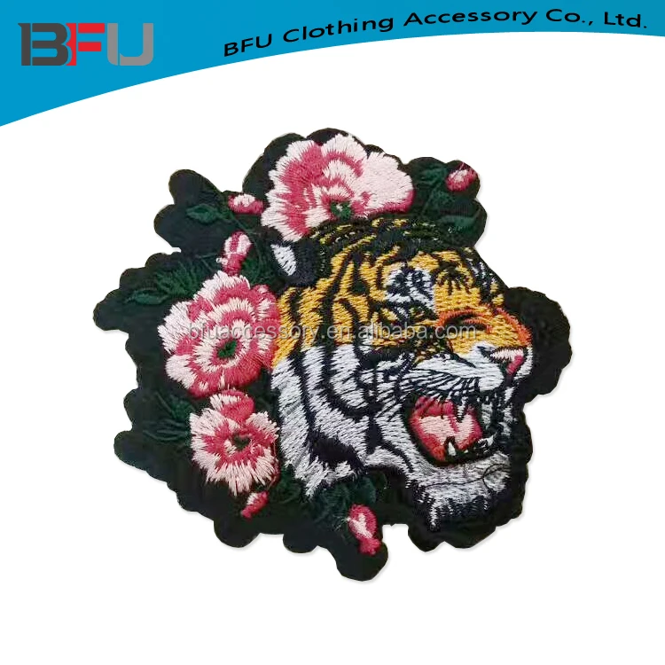 iron on embroidery patch flower design rose embroidery patches for clothing