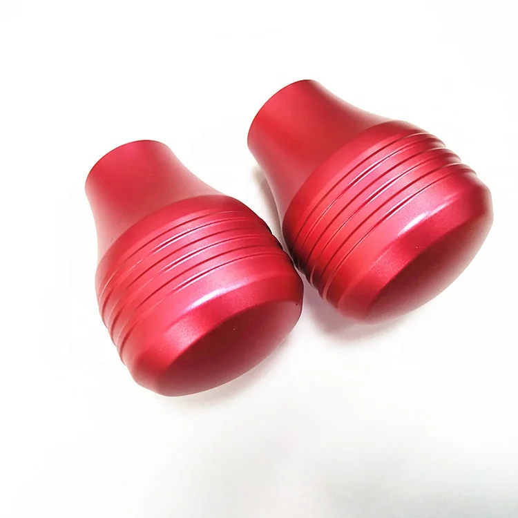 Custom Processing orange handle custom auto handbrake handle CNC turning machining