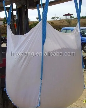 1 Ton Construction Bulk Bag Reusable PP Fibc Jumbo Bag Breathable Sand Ton Fibc Bag