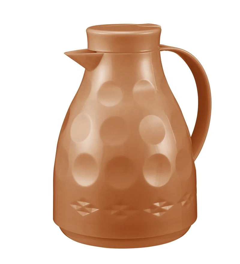 HAPPY LION Brand Plastic Arabic Glass Refill Vacuum Flask 1.0L Tea Thermal Carafe Pot PLI-10