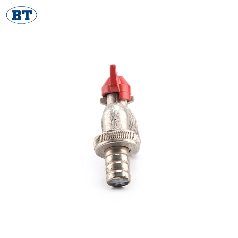 BOTE BT2004 manufacturer nickel plating garden outdoor bib tap brass stopcock butterfly handle brass washing machine bibcock