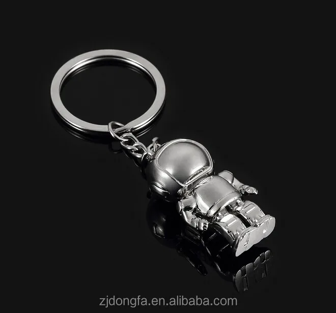 New Design Cartoon Robot Keychain - Astronaut Keychain Car Key Chain Asimo Key Chain Astronauts Shaped Key Ring