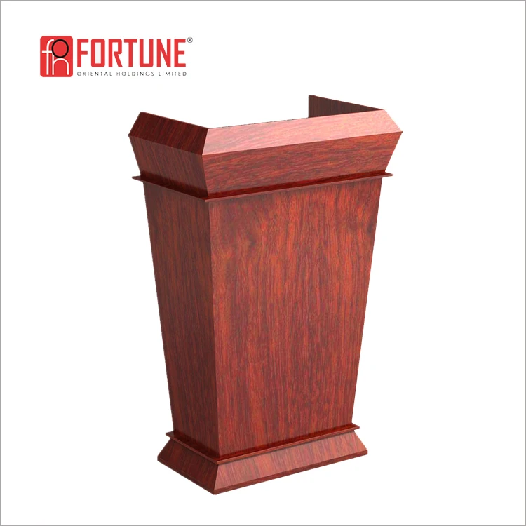 Высококачественный деревянный стол для речи/стол для лекций/Подиум/студия (FOH-J08)