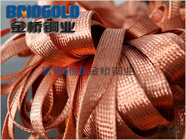 OFC copper flat braided wire