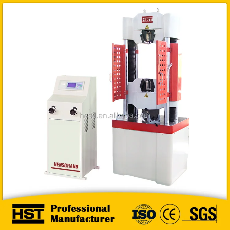 WE-600D гидравлический универсальный насос испытательный стенд стальной арматуры разрывная машина
