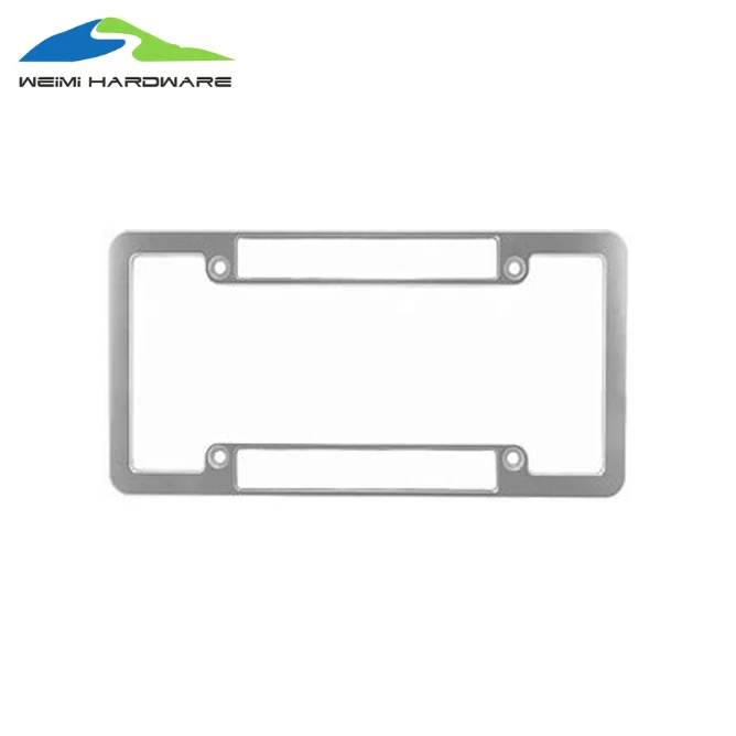 
Hot sale metal stainless steel aluminum custom car license plate frame 