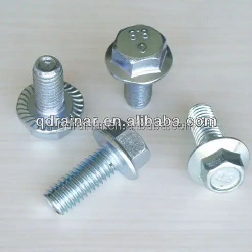 Din6921 8.8gr высокопрочный хвостовик и полурезьбовая черная готовая Шестигранная головка с фланцевым