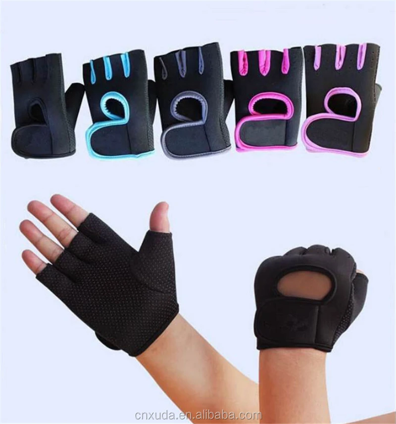 Custom OEM Neoprene Anti Slipping Weightlifting Gym Fitness Gloves