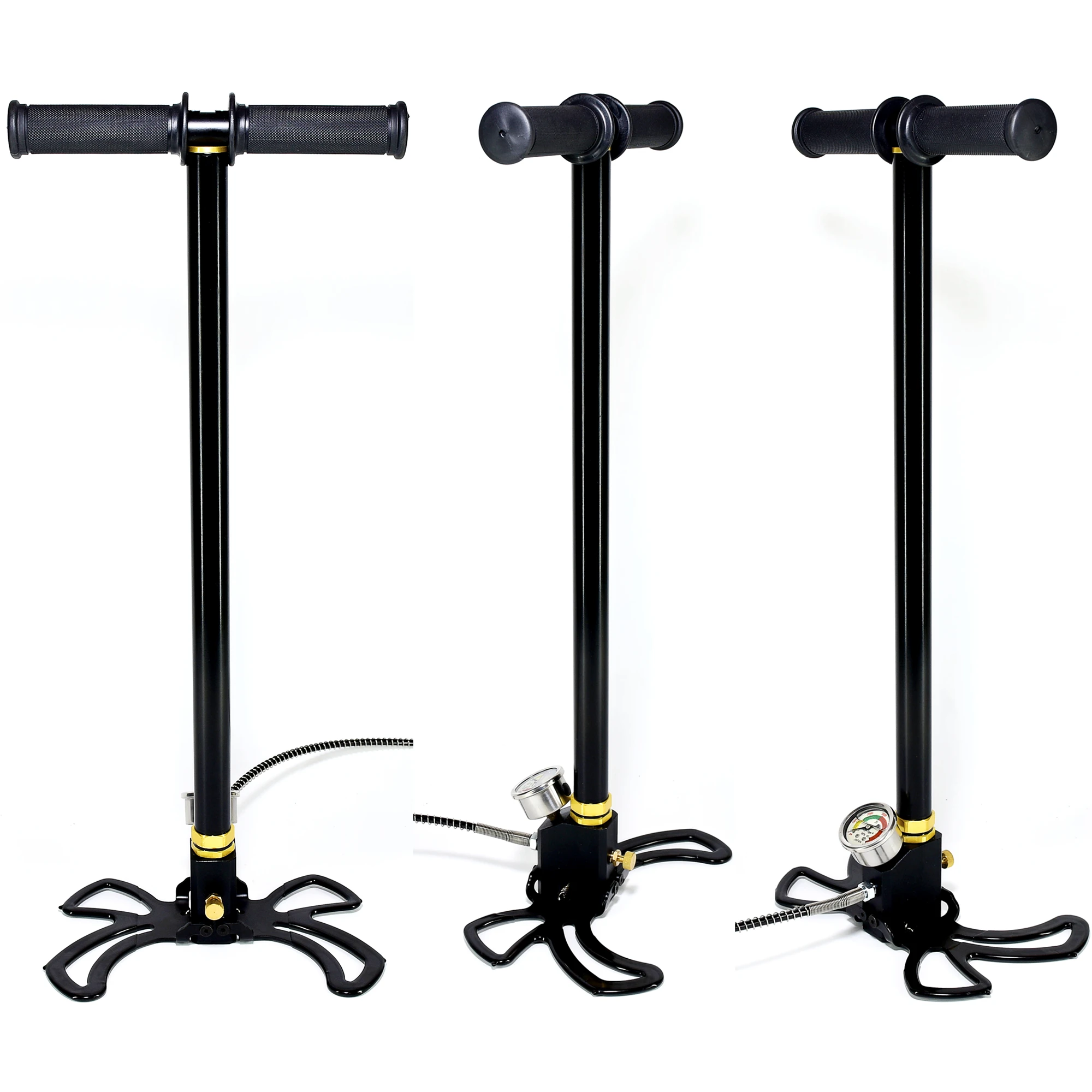 
Hand Pump 3 Stage Foldable Base 4500 Psi 