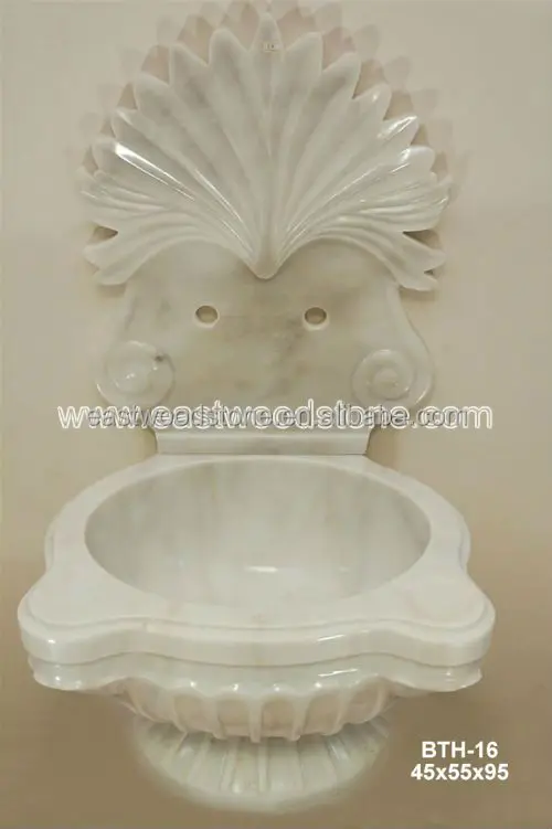 
lavamanos de marmol con pedestal 