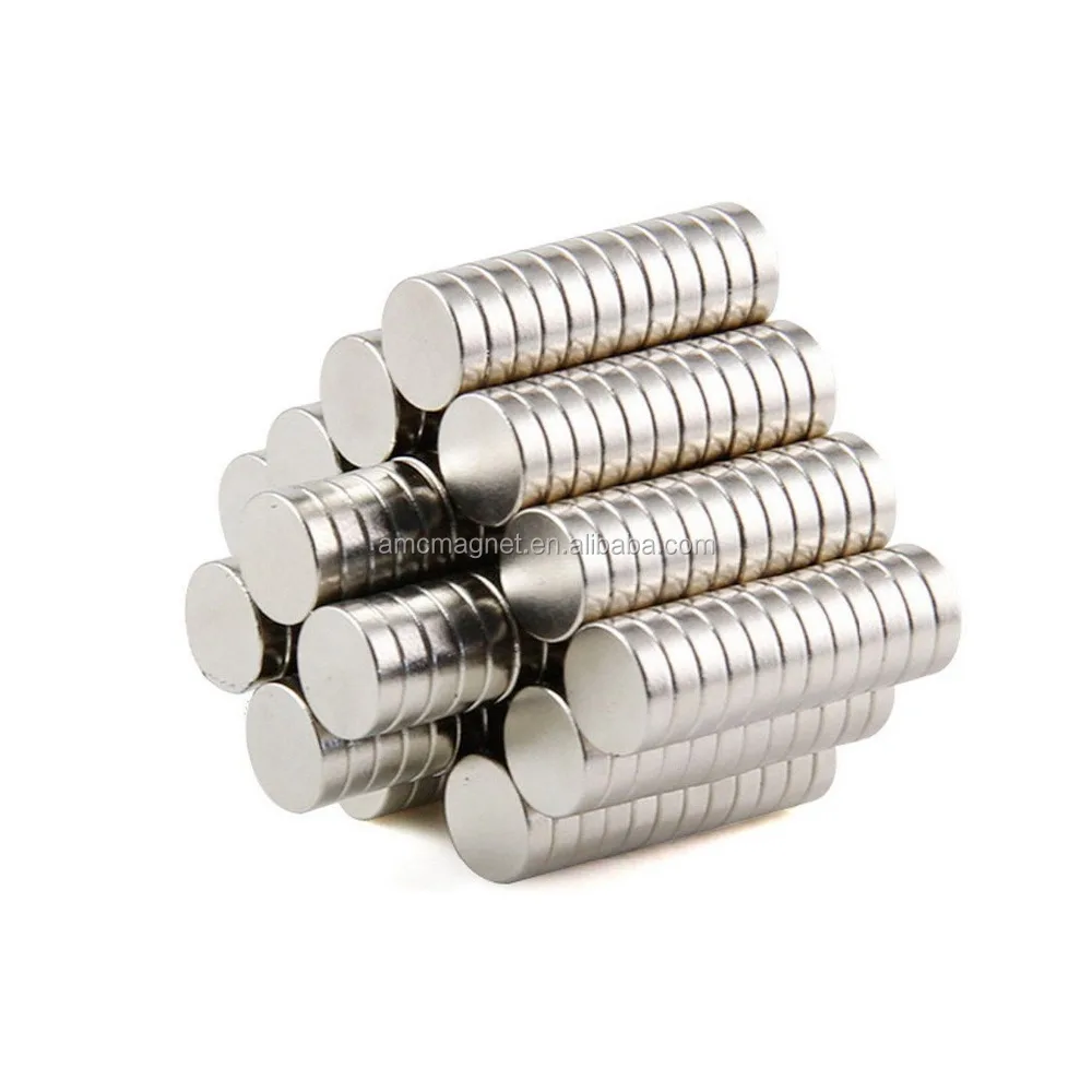 Small Round NdFeB Neodymium Disc Magnets  N35