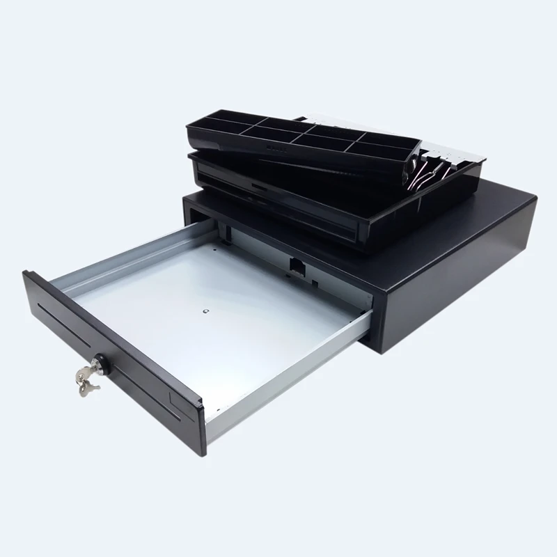 manufacturer cash box pos cash drawer 410 metal sliding drawers