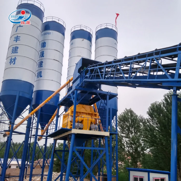 Beton Central Mixing Station and Concrete Batching Plant 100 in Cement Industry producer in Indonesia