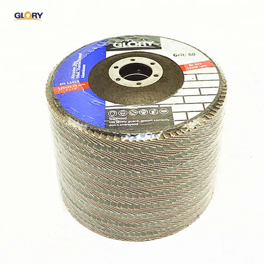 Abrasive tools 5 inch flap grinding metal fiberglass discs polishing wheels aluminum oxide flap disc