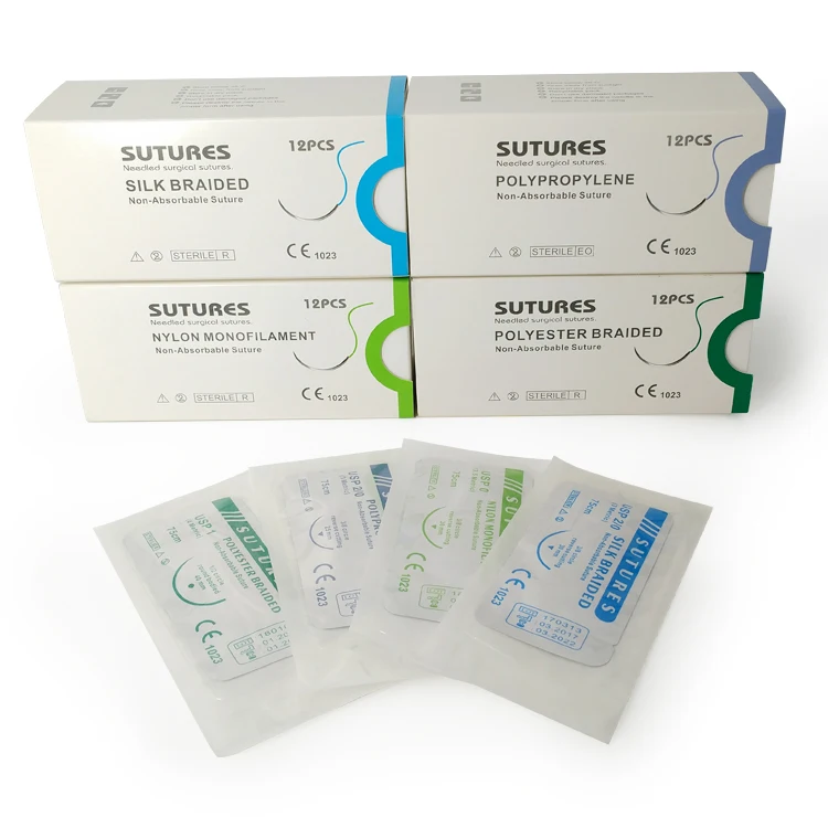 
Surgical Suture 2/0 3/0 4/0 monofilament Nylon Suture 