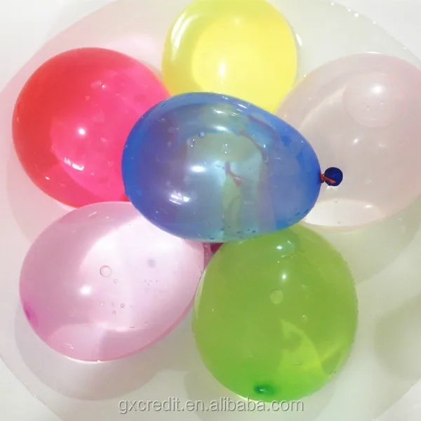 hot sale summer outdoor party fight game water bomb biodegradable 3 inch neon color assorted  latex color water balloons