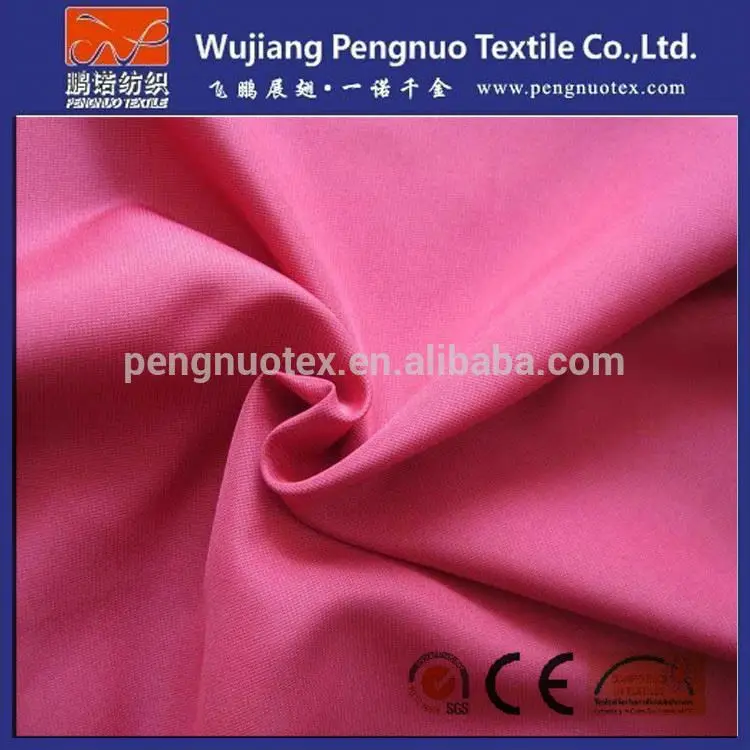 100% polyester micro peach fabric with polyurethane coating fabric for compression garment /micro peach skin fabric