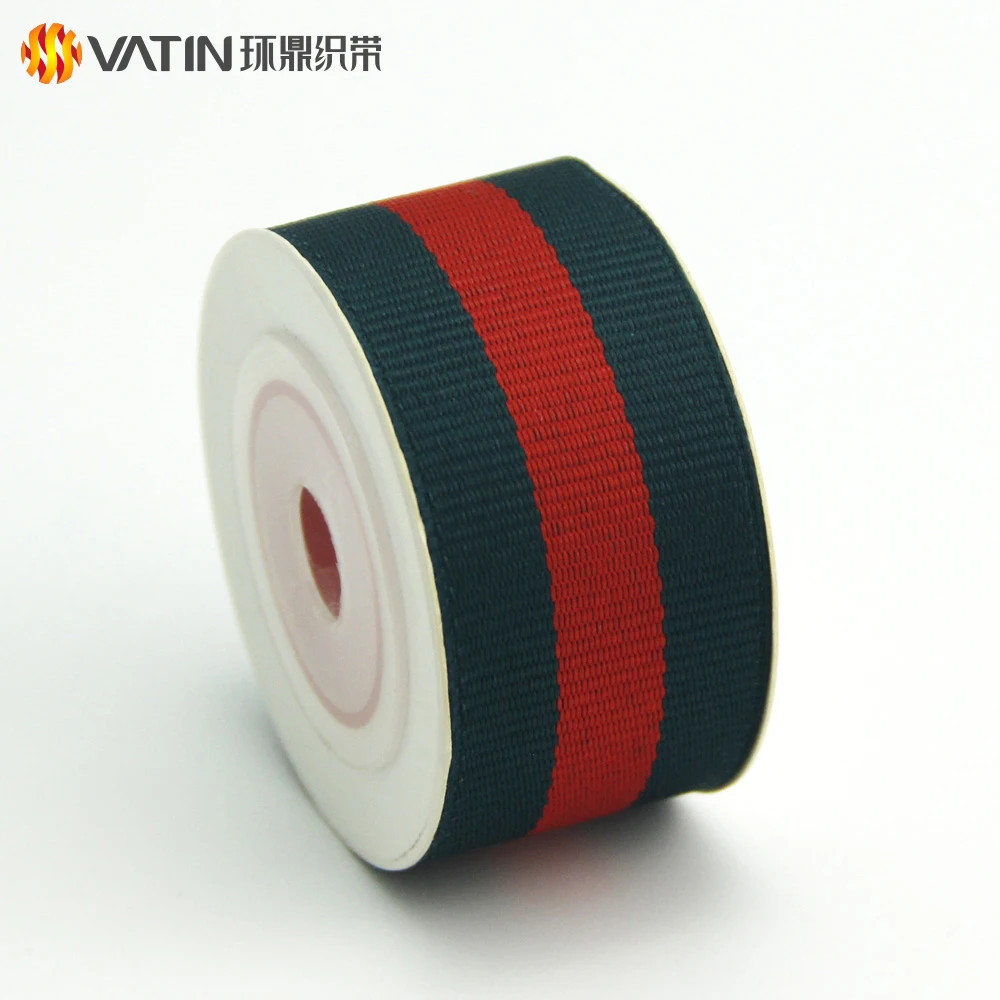 Special Design Country Flag Stripe French Woven Grosgrain Ribbon