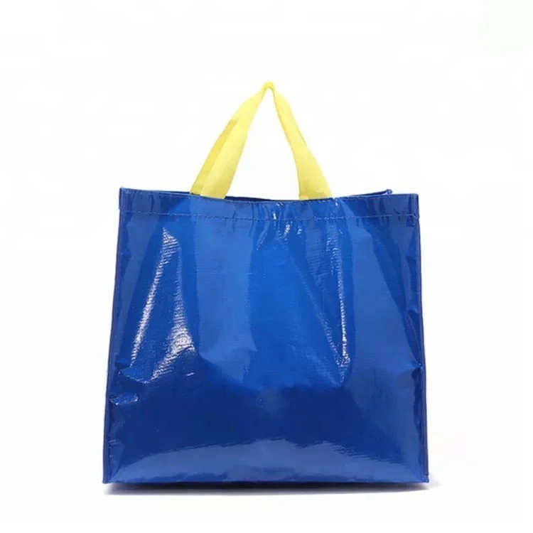 
Hot Sale 100% Recycled Material Grocery Woven Polypropylene Printable Reusable Shopping Bags 