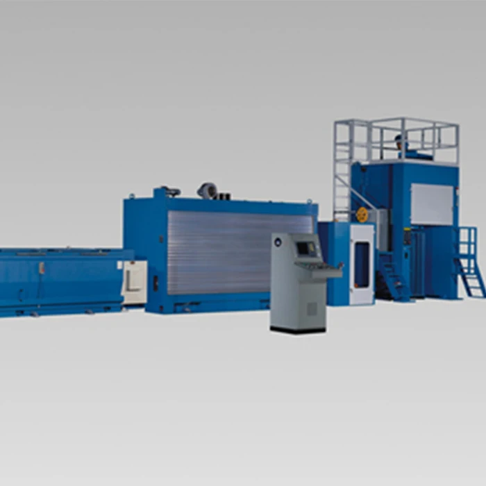 Continuous Annealing Copper Rod Breakdown Drawing Machine With AC Two Motors