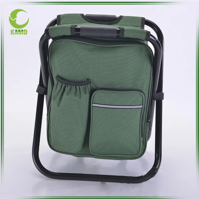 Рекламный рюкзак, Пляжная рыбалка, уличный складной стул с сумкой-холодильником