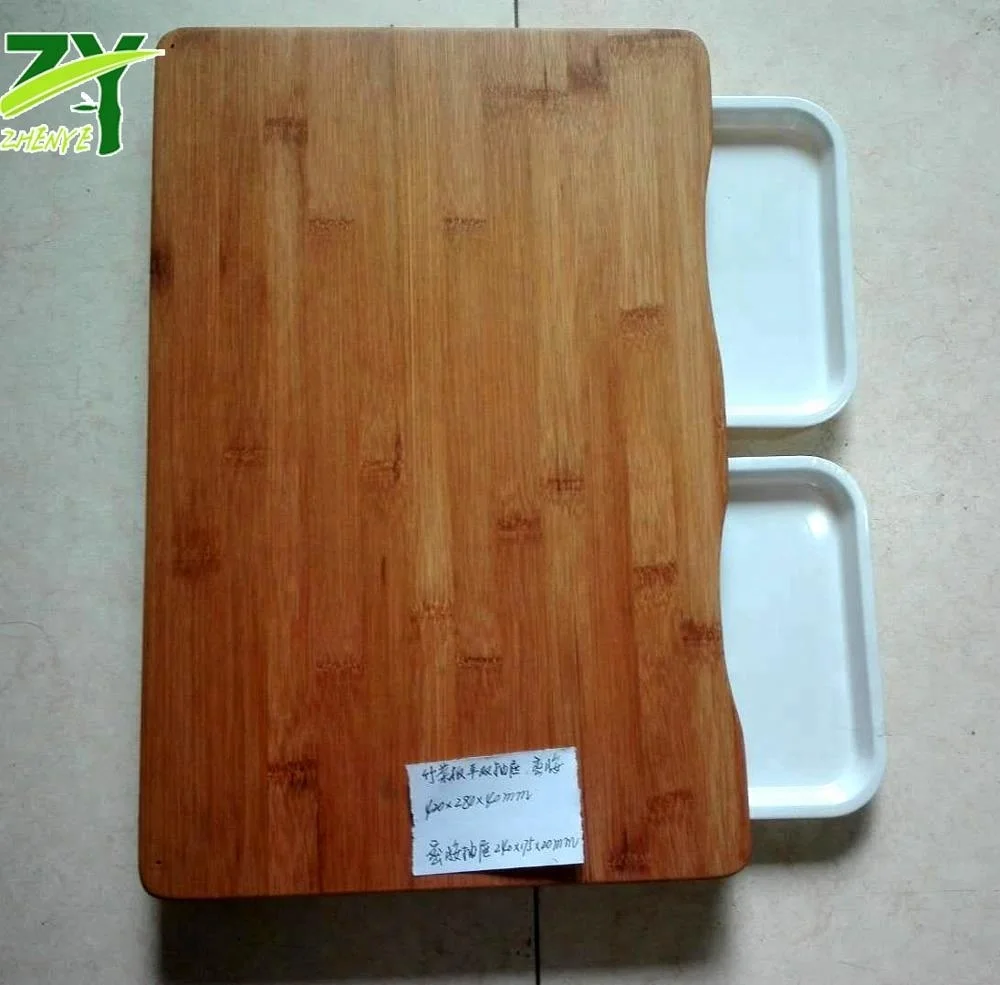 NEW!  ZY-864 CHOPPING BOARD KITCHEN WITH DRAWERS, CHOPING BLOCK BAMBOO WITH DRAWERS