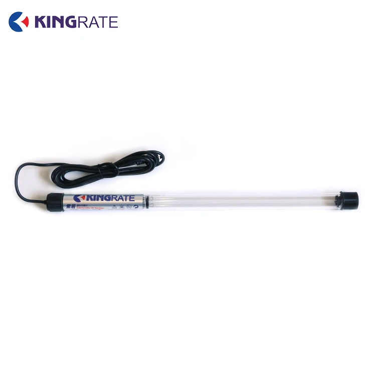 High Efficient 20W/30W/40W/55W/75W Submersible UV Sterilizer Lamp Germicidal For Water Treatment