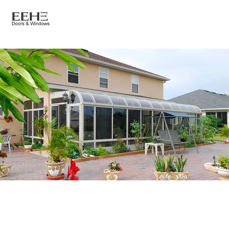 Outdoor Aluminum Frame Glass Sunrooms For Sale