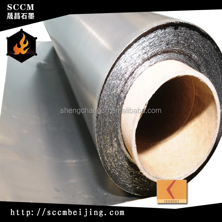 China Professional Fire Proof New Design Composite Graphite Sheet With Reinforcement