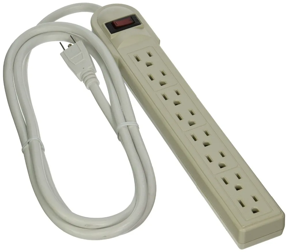 8 outlet power strip with surge protector power outlet power bar