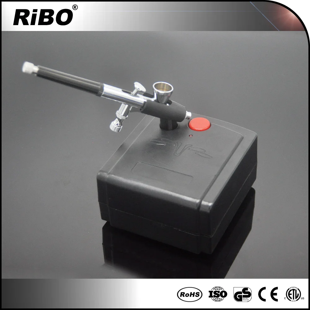 RIBO Airbrush Complete Airbrush Cake Decorating Kit with Airbrush and Portable Compressor