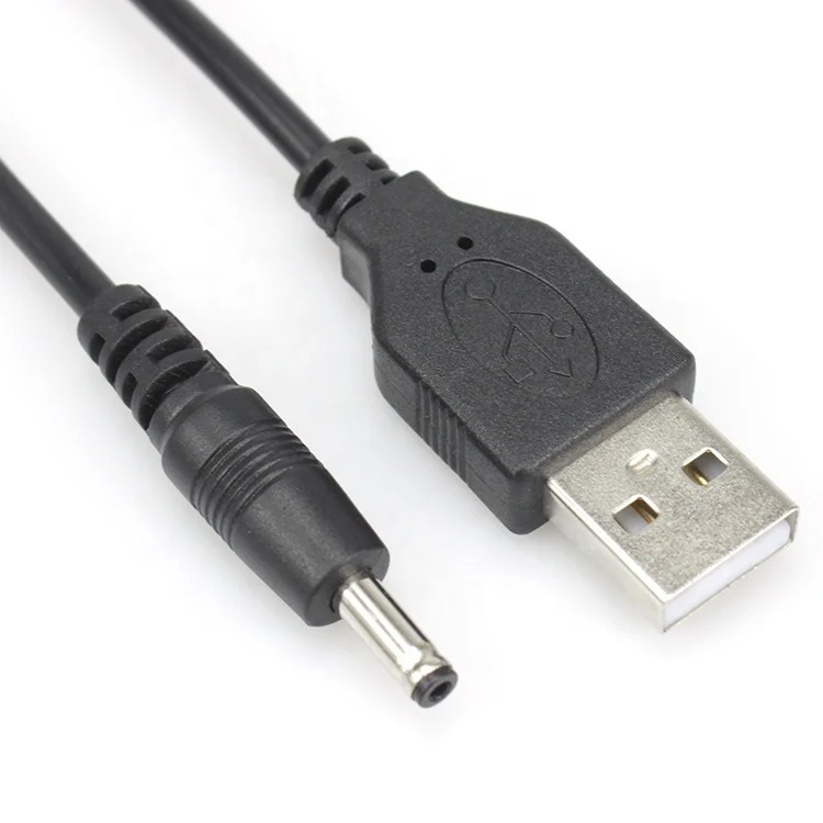 USB 2.0 A Male to 3.5mm DC Power Cord usb to DC 35135 power charging cable