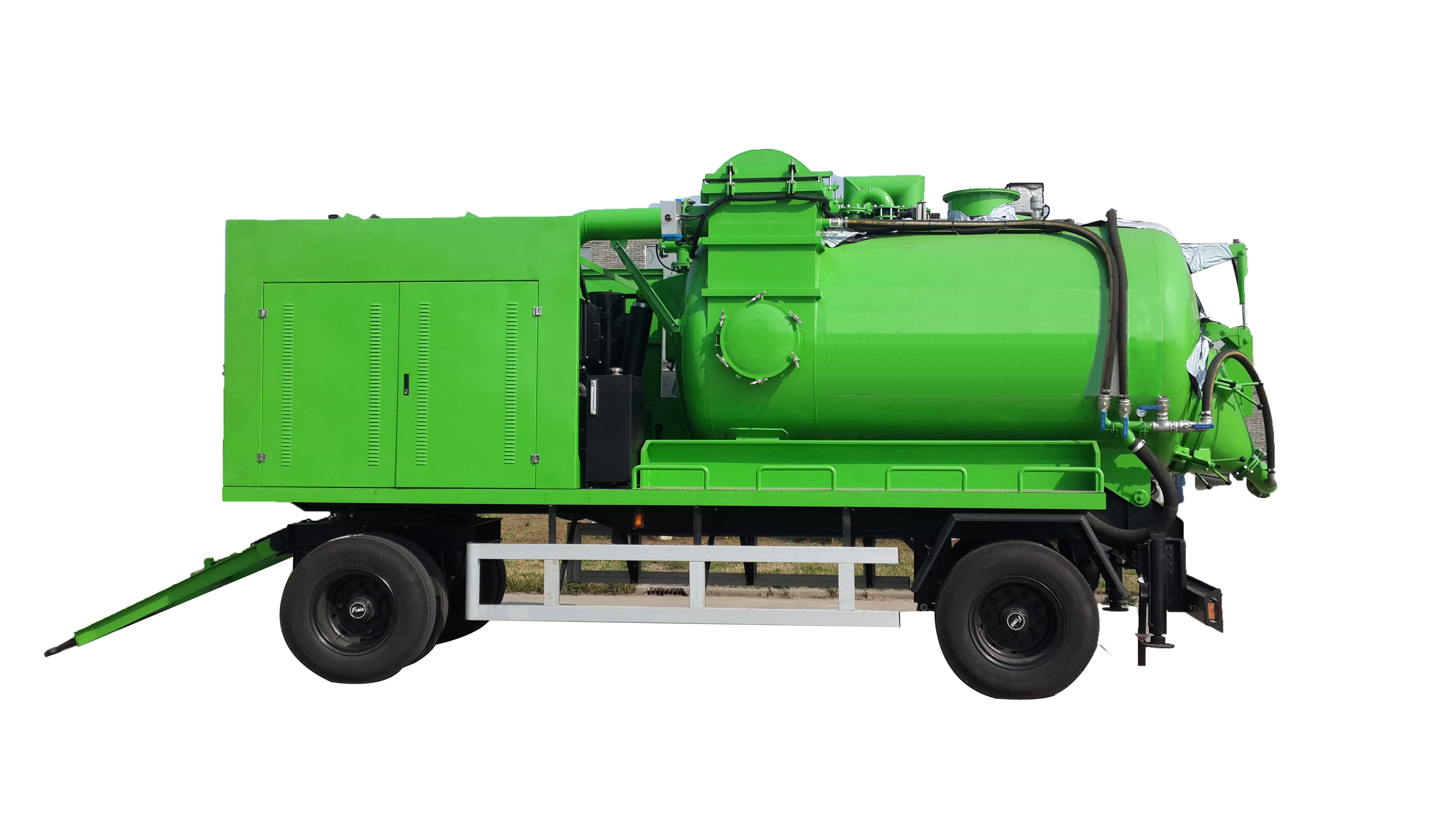 Hot sale 25ton towed Dust Vacuum Suction Trailer trailer