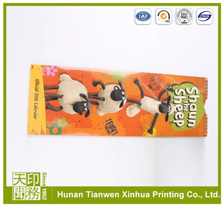 
Triangle desk calendar in different shapes/customized paper desktop calender designs with stand 