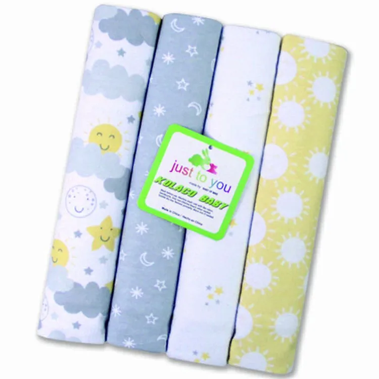 2019 Soft Super Swaddle Receiving Blanket Muslin Printed Cotton Baby Blankets