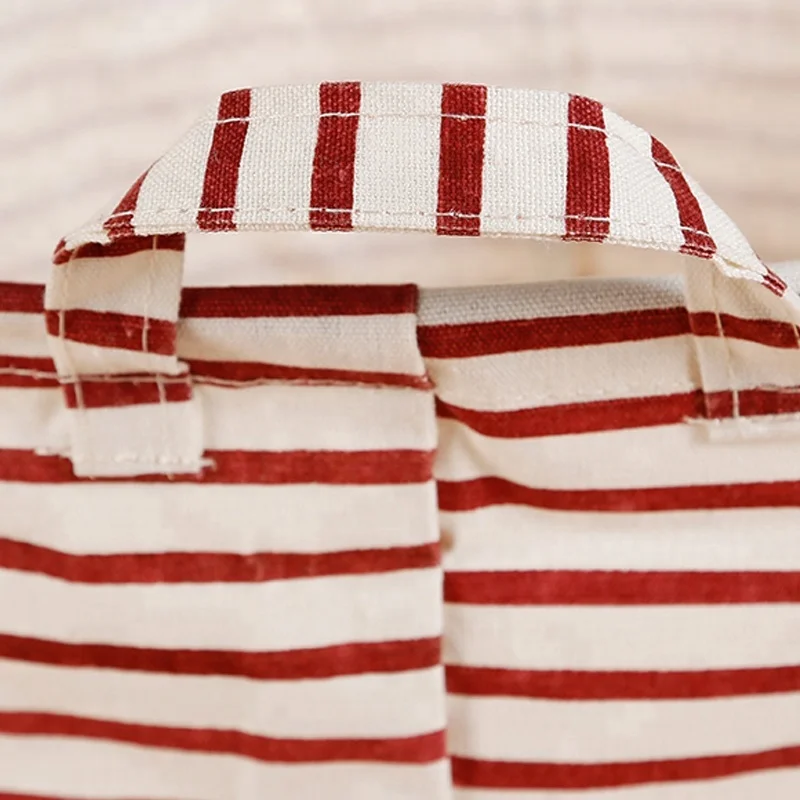 Stripe Large Storage Basket Laundry Basket Covers